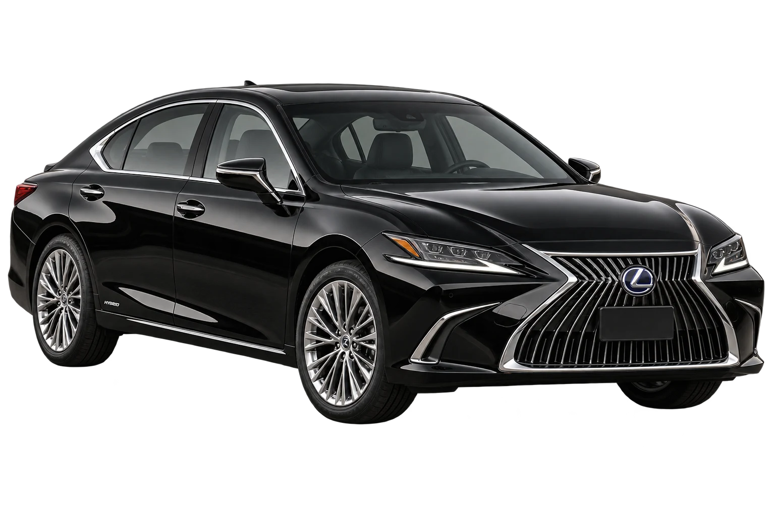Imagem ilustrativa em 3D do Lexus ES 300h Hybrid